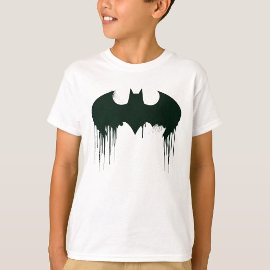 Batman Symbol | Spuitverf-Logo T-shirt (Voorkant)