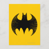 Batman Symbol | Streak-Logo Briefkaart (Voorkant)