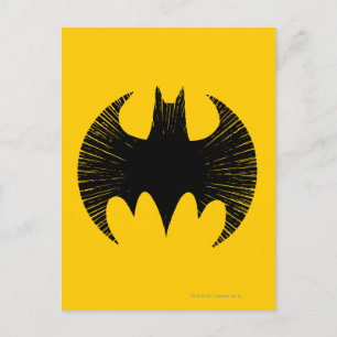 Batman Symbol   Streak-Logo Briefkaart