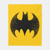 Batman Symbol | Streak-Logo Fleece Deken (Voorkant)