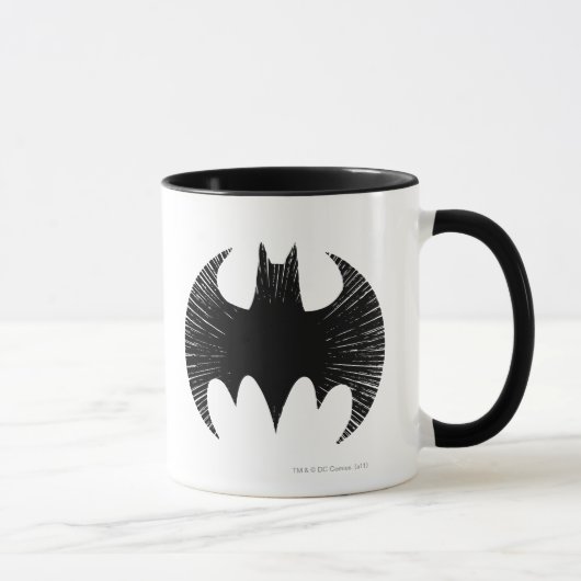 Batman Symbol | Streak-Logo Mok (Rechts)