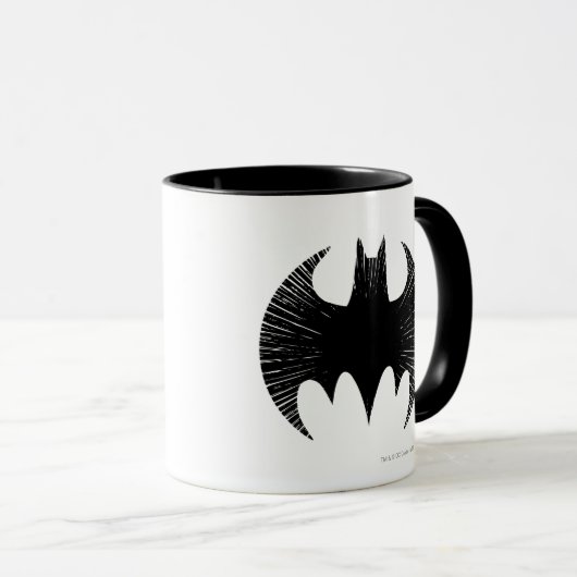 Batman Symbol | Streak-Logo Mok (Voorkant rechts)
