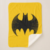 Batman Symbol | Streak-Logo Sherpa Deken (Voorkant)