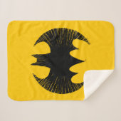 Batman Symbol | Streak-Logo Sherpa Deken (Voorkant (horizontaal))