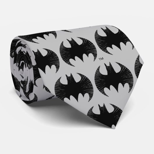 Batman Symbol | Streak-Logo Stropdas (Opgerold)