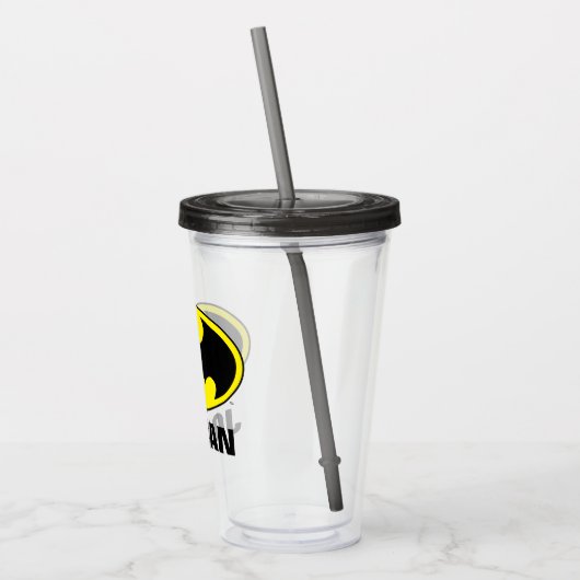 Batman Symbol | Team Batman Acryl Drinkbeker (Links)