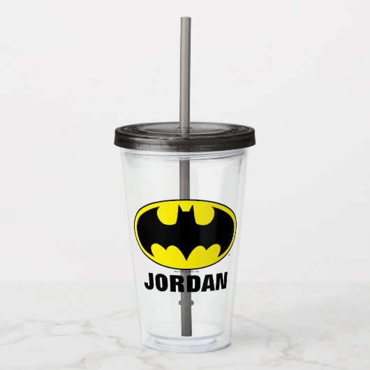 Batman Symbol | Team Batman Acryl Drinkbeker (Voorkant)