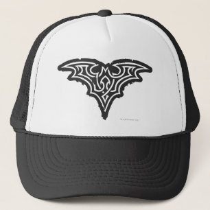 Batman Symbol   Urban Black White Logo Trucker Pet