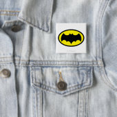 Batman Symbol Vierkante Button 5,1 Cm (In situ)