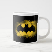 Batman Symbol | Zwarte en gele Logo Grote Koffiekop (Rechts)