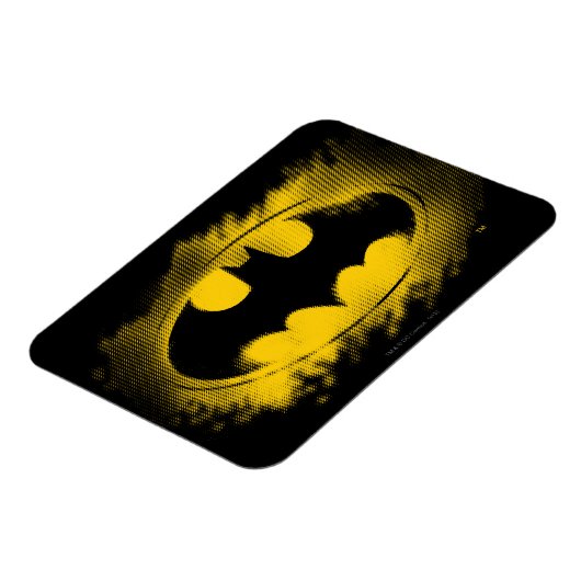 Batman Symbol | Zwarte en gele Logo Magneet (Linkerzijde)