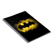 Batman Symbol | Zwarte en gele Logo Notitieboek (Rechterzijde)