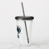 Batman Symbol | Zwarte en witte Logo Acryl Drinkbeker (Links)