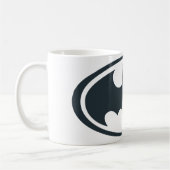 Batman Symbol | Zwarte en witte Logo Koffiemok (Links)