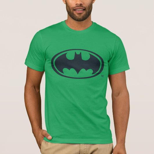 Batman Symbol | Zwarte en witte Logo T-shirt (Voorkant)