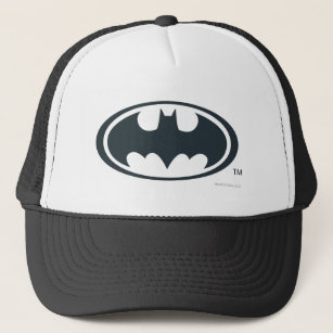 Batman Symbol   Zwarte en witte Logo Trucker Pet