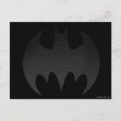 Batman Symbol | Zwarte witte fade-Logo Briefkaart (Voorkant)