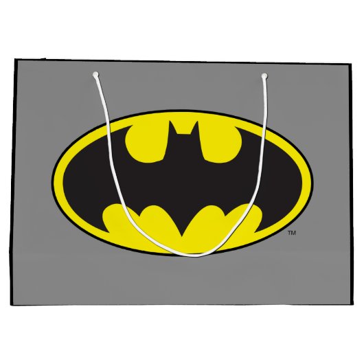 Batman Symbool | Bat Ovaal Logo Groot Cadeauzakje (Achterkant)