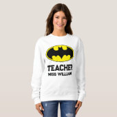 Batman Symbool | Bat Ovaal Logo Trui (Voorkant volledig)