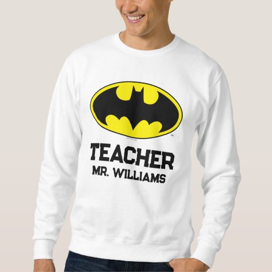 Batman Symbool | Bat Ovaal Logo Trui (Voorkant)