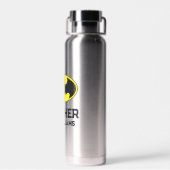 Batman Symbool | Bat Ovaal Logo Waterfles (Achterkant)