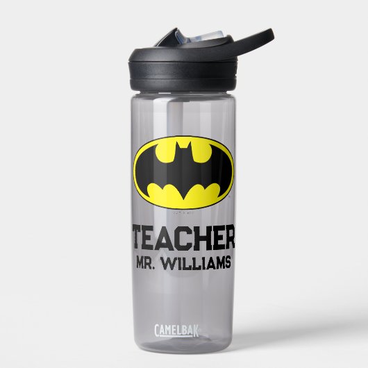Batman Symbool | Bat Ovaal Logo Waterfles (Links)