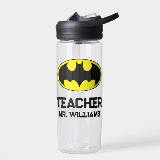 Batman Symbool | Bat Ovaal Logo Waterfles (Links)