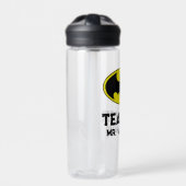 Batman Symbool | Bat Ovaal Logo Waterfles (Voorkant)