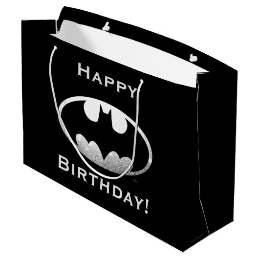Batman Symbool | Korrelig Logo Groot Cadeauzakje (Achterkant Gekanteld)