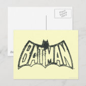 Batman |  symbool Logo Briefkaart (Voorkant / Achterkant)