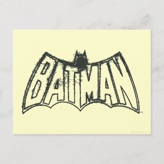 Batman |  symbool Logo Briefkaart (Voorkant)