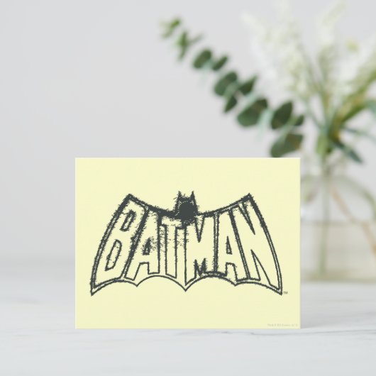 Batman |  symbool Logo Briefkaart (Staand voorkant)