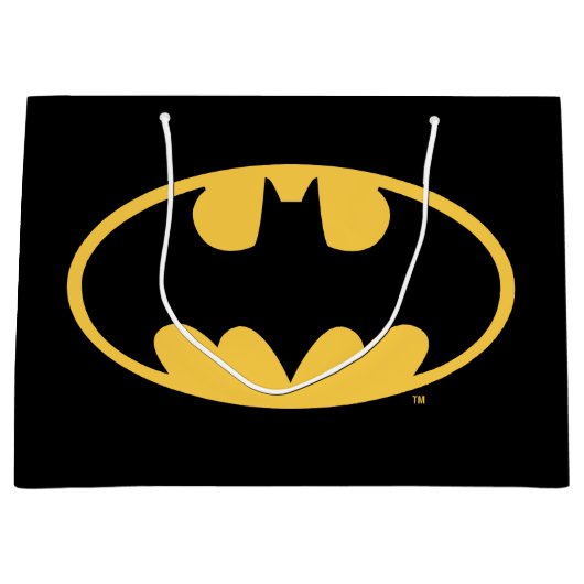Batman-symbool | Ovaal logo Groot Cadeauzakje (Voorkant)