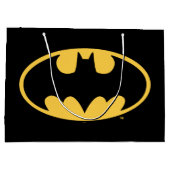 Batman-symbool | Ovaal logo Groot Cadeauzakje (Achterkant)