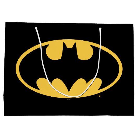 Batman-symbool | Ovaal logo Groot Cadeauzakje (Achterkant)