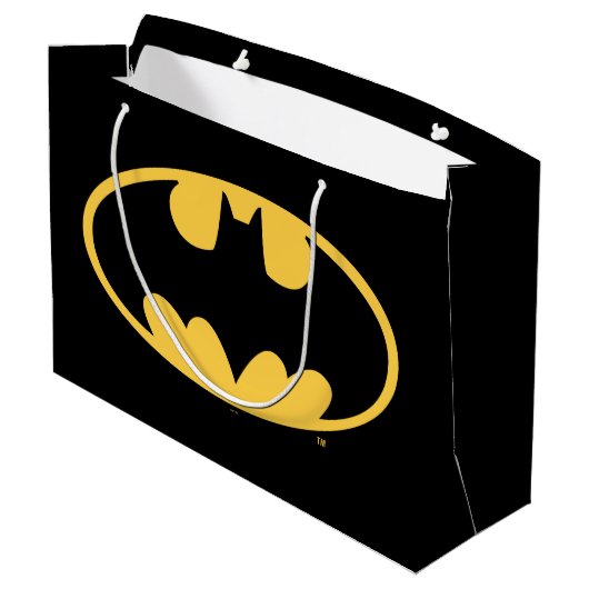 Batman-symbool | Ovaal logo Groot Cadeauzakje (Achterkant Gekanteld)