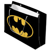 Batman-symbool | Ovaal logo Groot Cadeauzakje (Voorkant Gekanteld)