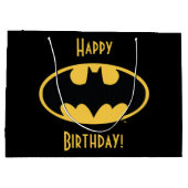 Batman-symbool | Ovaal logo Groot Cadeauzakje (Achterkant)