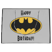 Batman-symbool | Ovaal logo Groot Cadeauzakje (Voorkant)