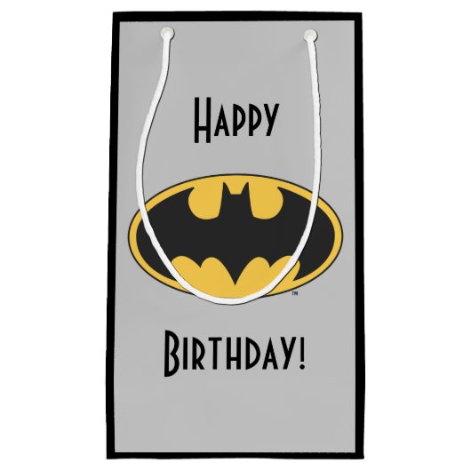 Batman-symbool | Ovaal logo Klein Cadeauzakje (Voorkant)