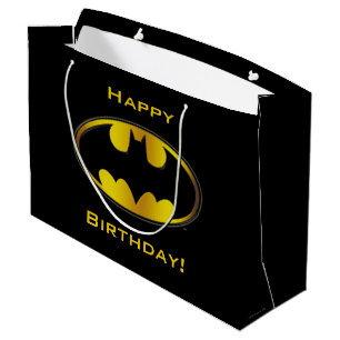 Batman Symbool Ovaal verloop logo Groot Cadeauzakje