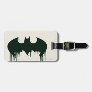 Batman-symbool Spraypaint-logo Bagagelabel