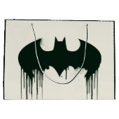 Batman Symbool | Spraypaint Logo Large Cadeautasje (Achterkant)