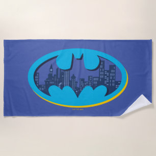Batman   Symbool van de stad Arkham Strandlaken