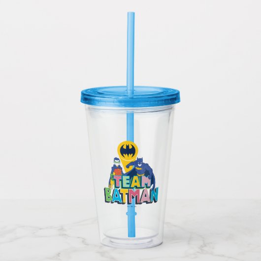 Batman | Team Batman Acryl Drinkbeker (Voorkant)