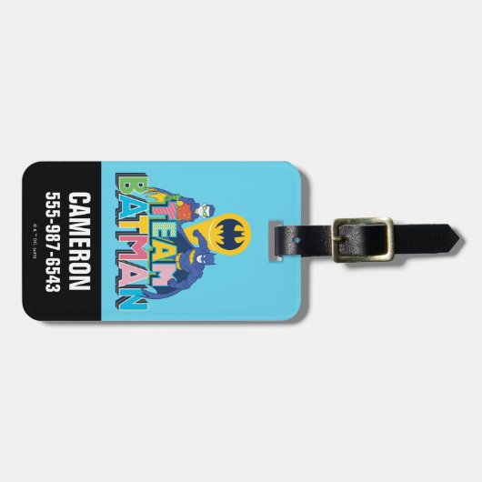 Batman | Team Batman Bagagelabel (Voorkant horizontaal)