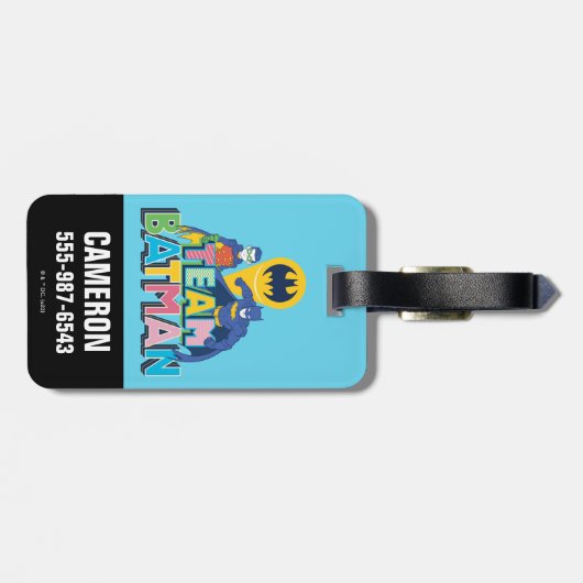 Batman | Team Batman Bagagelabel (Achterkant horizontaal)