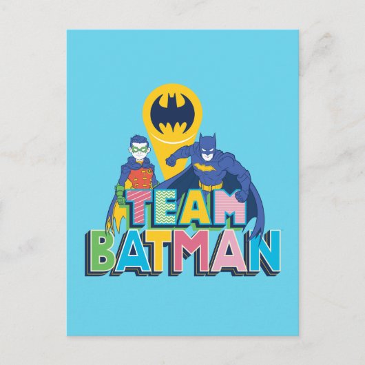 Batman | Team Batman Briefkaart (Voorkant)
