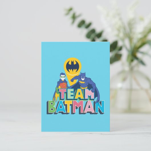 Batman | Team Batman Briefkaart (Staand voorkant)