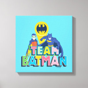Batman   Team Batman Canvas Afdruk